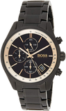  Shop Authentic Hugo Boss Grand Prix Black Dial Black Steel Strap Watch for Men - 1513578 - Luxxuri