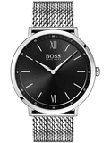  Shop Authentic Hugo Boss Jackson Quartz Black Dial Silver Mesh Bracelet Watch For Men - 1513514 - Luxxuri
