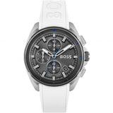  Shop Authentic Hugo Boss Volane Grey Dial White SIlicone Strap Watch for Men - 1513948 - Luxxuri