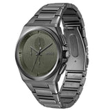  Shop Authentic Hugo Boss Steer Chronograph Grey Dial Grey Steel Strap Watch For Men - 1514045 - Luxxuri