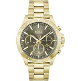  Shop Authentic Hugo Boss Allure Chronograph Green Dial Gold Steel Strap Watch for Men - 1513923 - Luxxuri