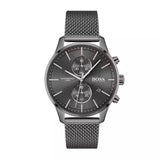  Shop Authentic Hugo Boss Associate Grey Dial Grey Mesh Bracelet Watch for Men - 1513870 - Luxxuri