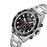  Shop Authentic Hugo Boss Intensity Chronograph Black Dial Silver Steel Strap Watch For Men - 1513680 - Luxxuri