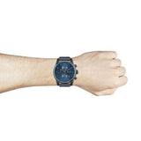  Shop Authentic Hugo Boss Skymaster Chronograph Blue Dial Blue Mesh Bracelet Watch for Men - 1513836 - Luxxuri