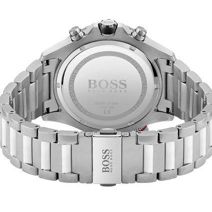  Shop Authentic Hugo Boss Globetrotter Blue Dial Silver Steel Strap Watch for Men - 1513823 - Luxxuri