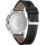  Shop Authentic Hugo Boss Allure Black Dial Black Leather Strap Watch for Men - 1513920 - Luxxuri