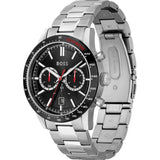  Shop Authentic Hugo Boss Allure Chronograph Black Dial Silver Steel Strap Watch for Men - 1513922 - Luxxuri