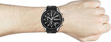  Shop Authentic Hugo Boss Velocity Black Dial Black Leather Strap Watch for Men - 1513716 - Luxxuri