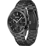  Shop Authentic Hugo Boss Champion Black Dial Black Steel Strap Watch for Men - 1513960 - Luxxuri