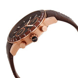  Shop Authentic Hugo Boss Rafale Chronograph Brown Dial Brown Leather Strap Watch For Men - 1513392 - Luxxuri