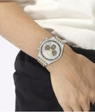  Shop Authentic Hugo Boss Gregor Chronograph Silver Dial Two Tone Steel Strap Watch For Men - 1514053 - Luxxuri