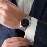  Shop Authentic Hugo Boss Corporal Black Dial Silver Mesh Bracelet Watch for Men - 1513641 - Luxxuri