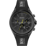  Shop Authentic Hugo Boss Distinct Black Dial Black Silicone Strap Watch for Men - 1513859 - Luxxuri