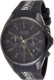  Shop Authentic Hugo Boss Distinct Black Dial Black Silicone Strap Watch for Men - 1513859 - Luxxuri