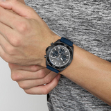  Shop Authentic Hugo Boss Energy Chronograph Grey Dial Green Rubber Strap Watch For Men - 1513972 - Luxxuri