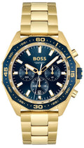  Shop Authentic Hugo Boss Energy Chronograph Blue Dial Gold Steel Strap Watch For Men - 1513973 - Luxxuri