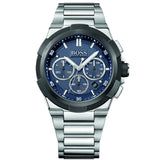  Shop Authentic Hugo Boss Supernova Chronograph Blue Dial Silver Steel Strap Watch for Men - 1513360 - Luxxuri
