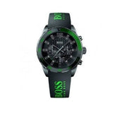  Shop Authentic Hugo Boss Aeroliner Chronograph Black Dial Green Rubber Strap Watch For Men - HB1512847 - Luxxuri