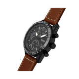 Shop Authentic Hugo Boss Pilot Black Dial Brown Leather Strap Watch for Men - 1513851 - Luxxuri
