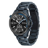  Shop Authentic Hugo Boss Globetrotter Black Dial Black Steel Strap Watch for Men - 1513824 - Luxxuri