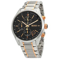  Shop Authentic Hugo Boss Grand Prix Black Dial Two Tone Steel Strap Watch for Men - 1513473 - Luxxuri