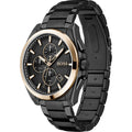  Shop Authentic Hugo Boss Grand Prix Black Dial Black Steel Strap Watch for Men - 1513578 - Luxxuri