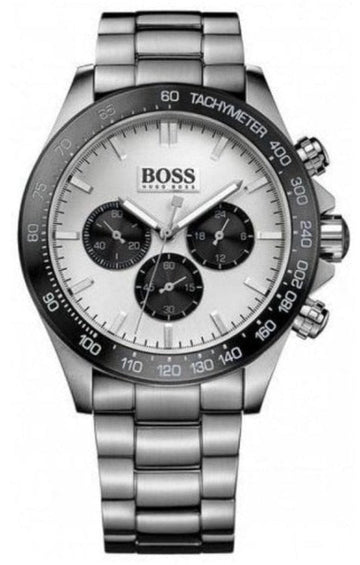  Shop Authentic Hugo Boss Ikon White Dial Silver Steel Strap Watch for Men - 1512964 - Luxxuri