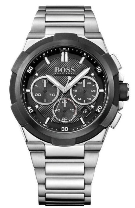  Shop Authentic Hugo Boss Supernova Chronograph Black Dial Silver Steel Strap Watch for Men - 1513359 - Luxxuri