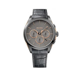  Shop Authentic Hugo Boss Onyx Grey Dial Black Leather Strap Watch for Men - 1513366 - Luxxuri