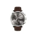  Shop Authentic Hugo Boss Grand Prix Grey Dial Brown Leather Strap Watch for Men -  1513476 - Luxxuri
