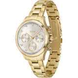  Shop Authentic Hugo Boss Hera White Dial Gold Steel Strap Watch for Women - 1502628 - Luxxuri
