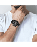  Shop Authentic Hugo Boss Chronograph Black Dial Black Steel Strap Watch for Men - 1513180 - Luxxuri