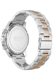  Shop Authentic Hugo Boss Here Chronograph Black Dial Two Tone Steel Strap Watch for Men - 1513757 - Luxxuri