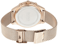 Hugo Boss Companion Chronograph Black Dial Rose Gold Steel Strap Watch For Men - 1513548