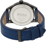  Shop Authentic Hugo Boss Grand Prix Chronograph Black Dial Blue Leather Strap Watch for Men - 1513563 - Luxxuri