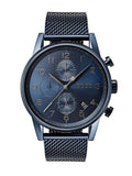  Shop Authentic Hugo Boss Navigator Chronograph Blue Dial Blue Mesh Bracelet Watch for Men - 1513538 - Luxxuri
