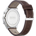  Shop Authentic Hugo Boss Pioneer Chronograph Blue Dial Brown Leather Strap Watch For Men - 1513709 - Luxxuri