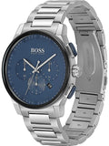  Shop Authentic Hugo Boss Peak Chronograph Blue Dial Silver Steel Strap Watch for Men - 1513763 - Luxxuri