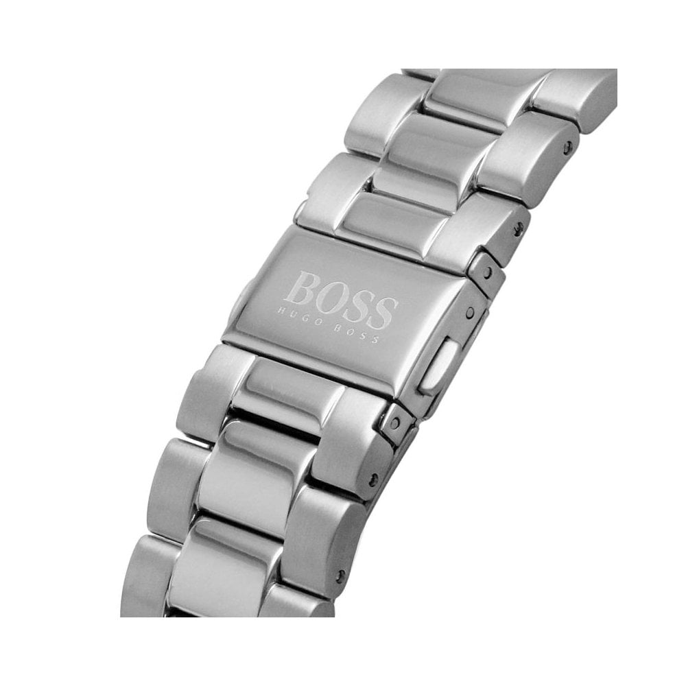  Shop Authentic Hugo Boss Admiral Blue Dial Silver Steel Strap Watch for Men - 1513907 - Luxxuri