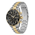  Shop Authentic Hugo Boss Admiral Black Dial Two Tone Steel Strap Watch for Men - 1513908 - Luxxuri