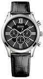  Shop Authentic Hugo Boss Ambassador Chronograph Quartz Black Dial Black Leather Strap Watch For Men - HB1513194 - Luxxuri
