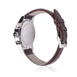  Shop Authentic Hugo Boss Jet Chronograph Quartz Silver Dial Brown Leather Strap Watch For Men - HB1513280 - Luxxuri