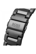  Shop Authentic Hugo Boss Globetrotter Black Dial Black Steel Strap Watch for Men - 1513825 - Luxxuri