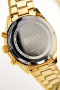  Shop Authentic Hugo Boss Champion Black Dial Gold Steel Strap Watch for Men - 1513848 - Luxxuri