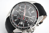  Shop Authentic Hugo Boss Driver Black Dial Black Leather Strap Watch for Men -1513087 - Luxxuri