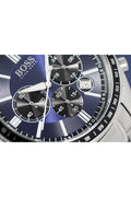  Shop Authentic Hugo Boss Chronograph Driver Blue Dial Silver Steel Strap Watch for Men - 1513081 - Luxxuri