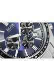  Shop Authentic Hugo Boss Chronograph Driver Blue Dial Silver Steel Strap Watch for Men - 1513081 - Luxxuri