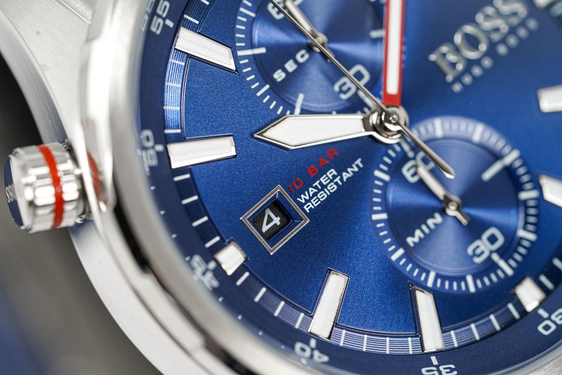  Shop Authentic Hugo Boss Globetrotter Blue Dial Silver Steel Strap Watch for Men - 1513823 - Luxxuri