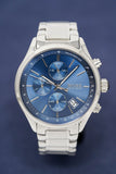  Shop Authentic Hugo Boss Grand Prix Blue Dial Silver Steel Strap Watch for Men - 1513478 - Luxxuri