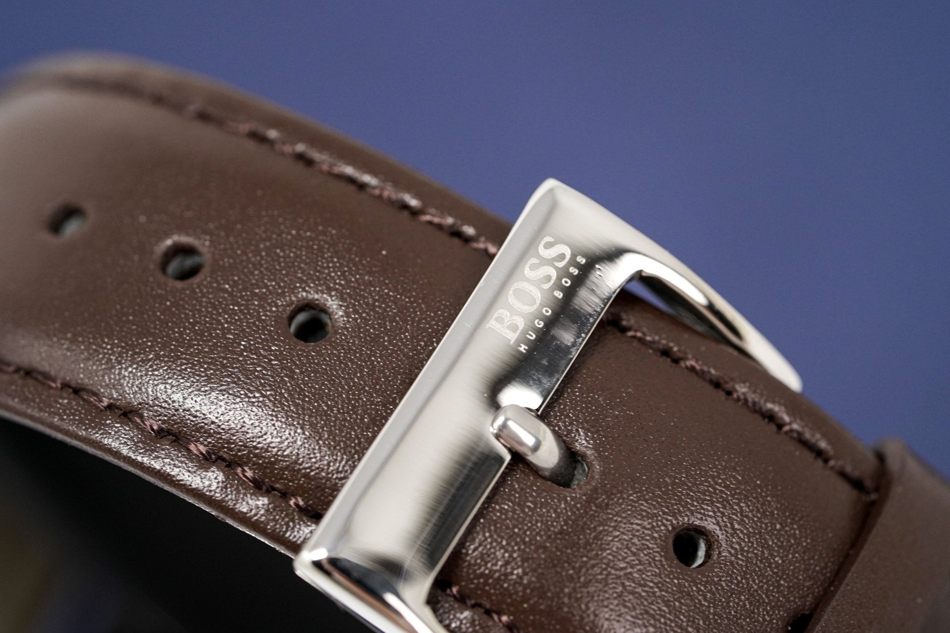  Shop Authentic Hugo Boss Grand Prix Grey Dial Brown Leather Strap Watch for Men -  1513476 - Luxxuri